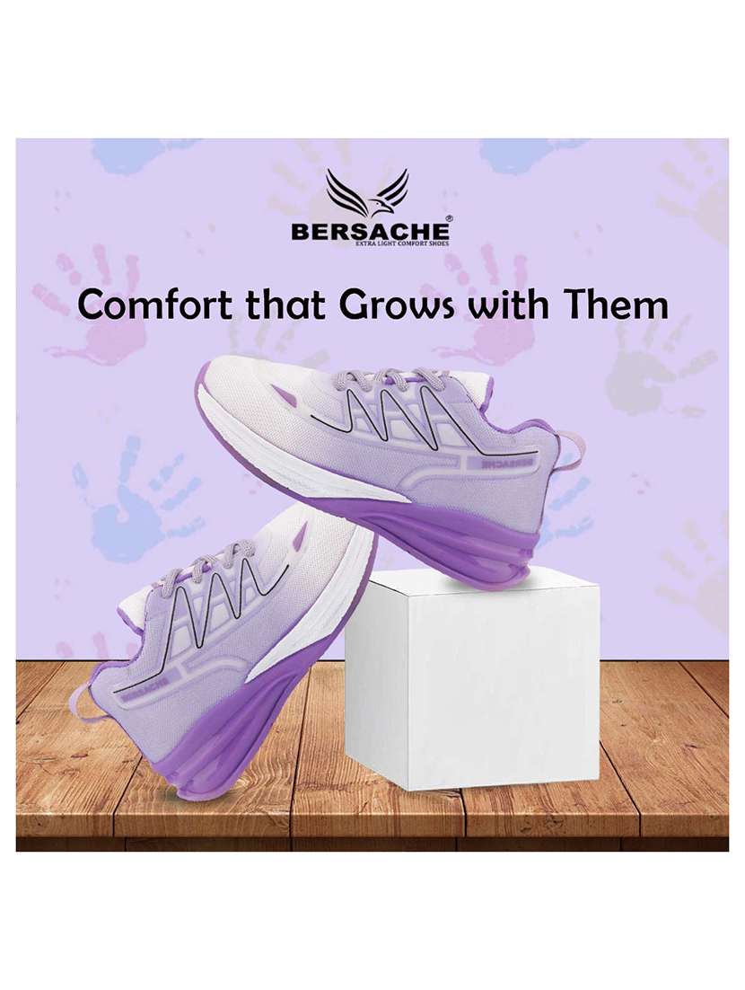 boys solid lace up sports shoe - 22297178 -  Standard Image - 3