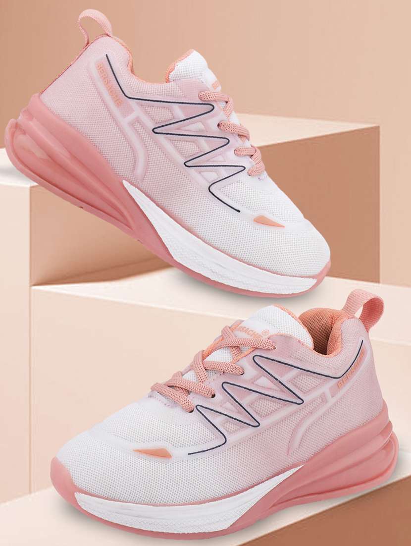 boys solid lace up sports shoe