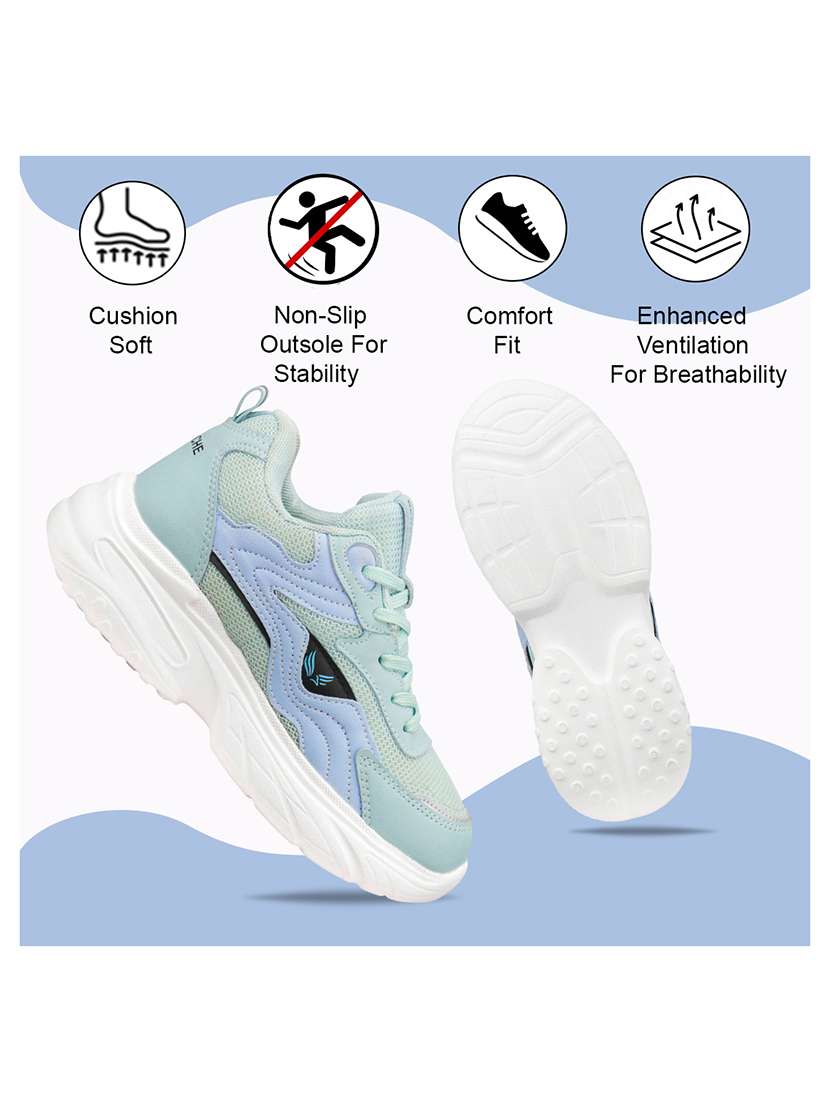 women solid lace-up casual shoe - 22297226 -  Standard Image - 5