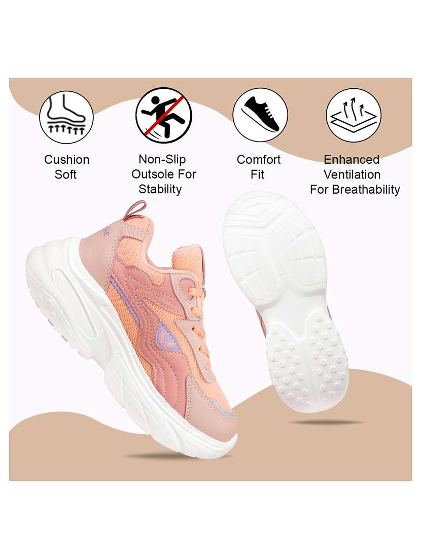 women solid lace-up casual shoe - 22297227 -  Standard Image - 5