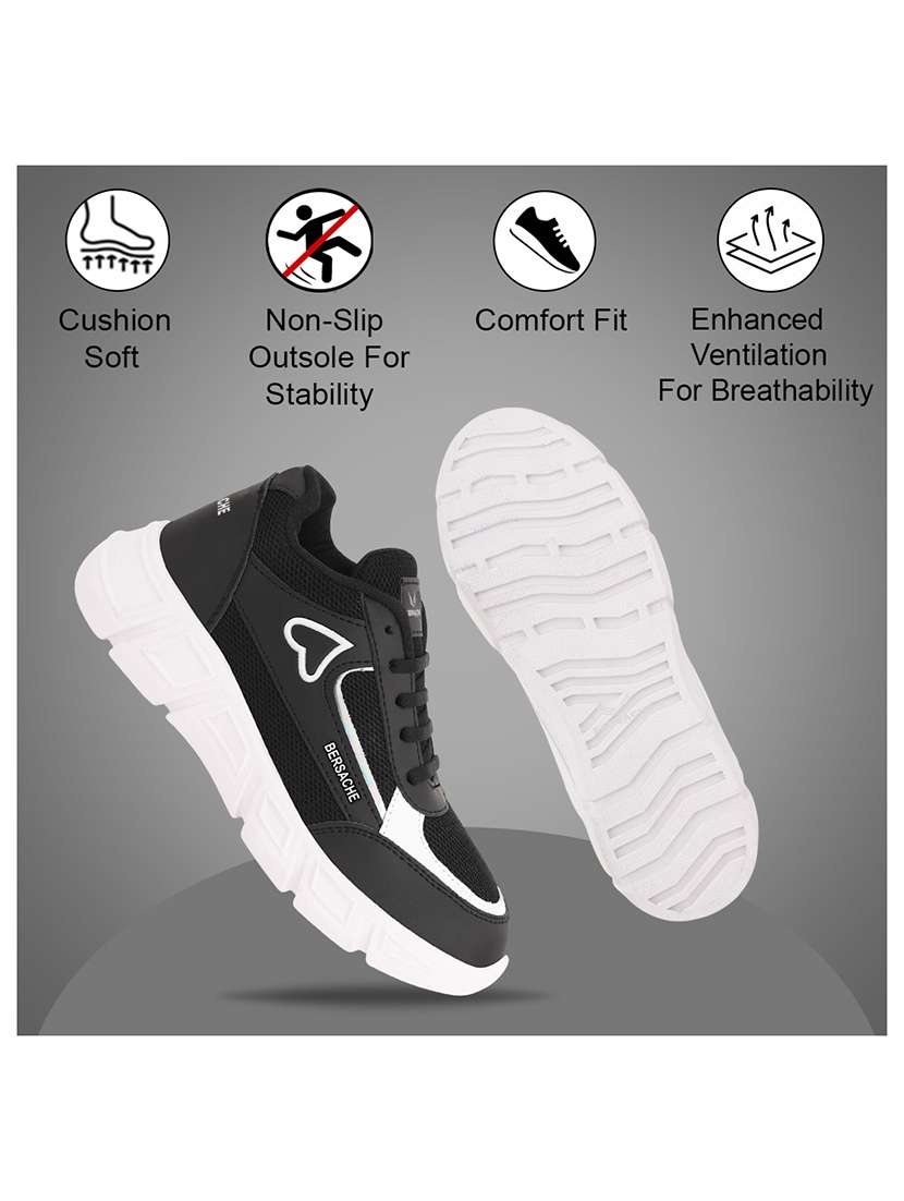 women solid lace-up casual shoe - 22297230 -  Standard Image - 5