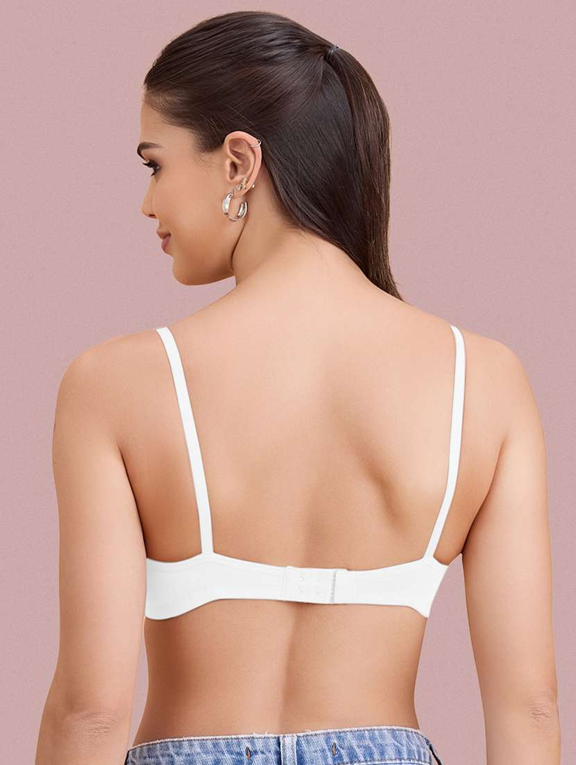 women pack of 2 solid non padded bra - 22297263 -  Standard Image - 3