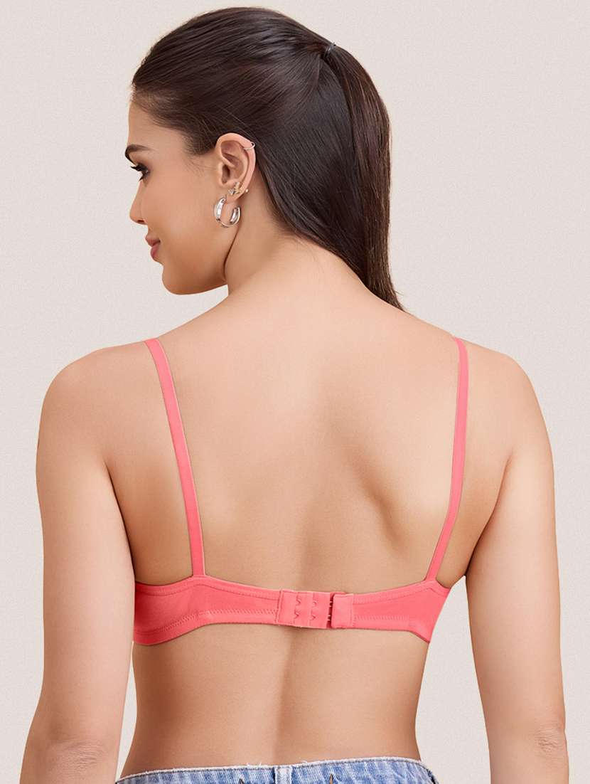 women pack of 2 solid non padded bra - 22297268 -  Standard Image - 3