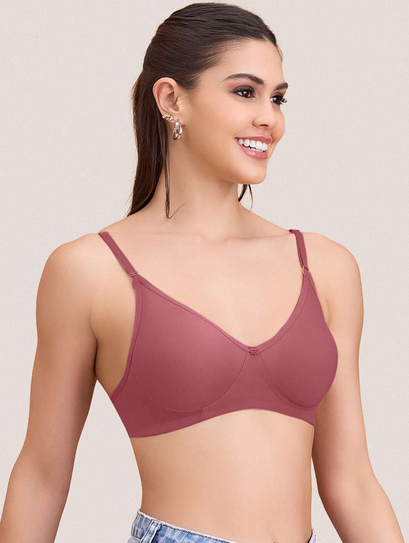 women pack of 2 solid non padded bra - 22297270 -  Standard Image - 5