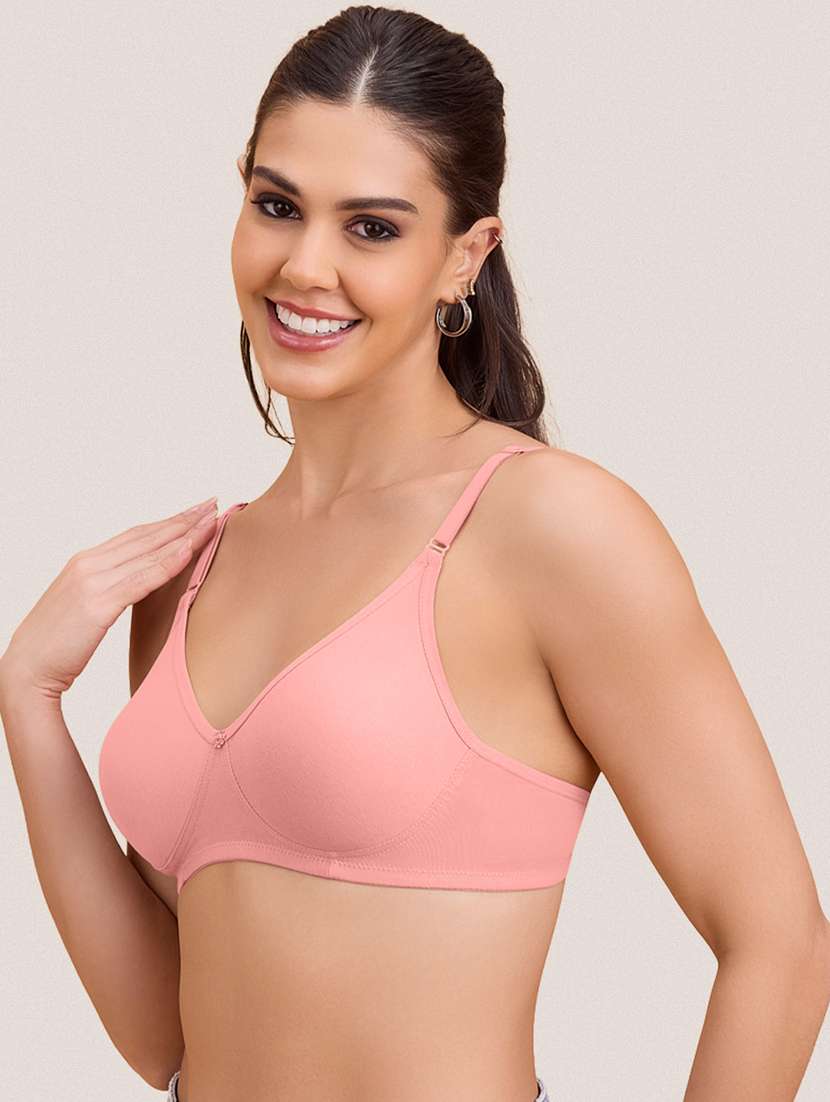 Women Pack Of 2 Solid Non Padded Bra - 22297272 -  Standard Image - 5