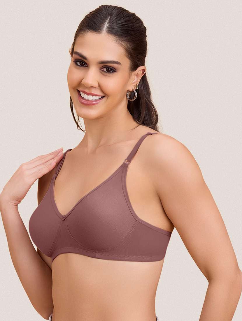 women pack of 2 solid non padded bra - 22297274 -  Standard Image - 5