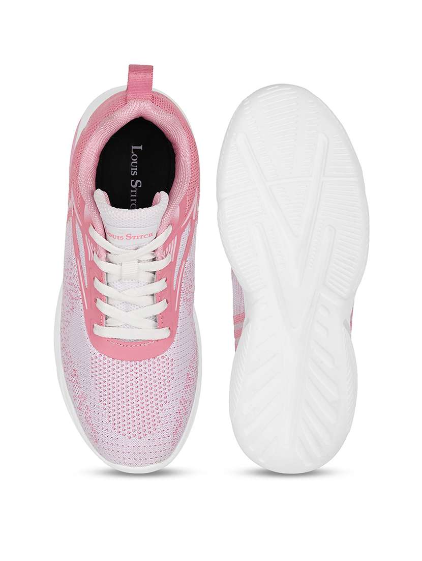 women pink lace-up sports shoe - 22297401 -  Standard Image - 5