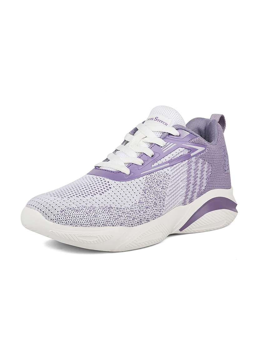 women purple lace-up sports shoe - 22297402 -  Standard Image - 3