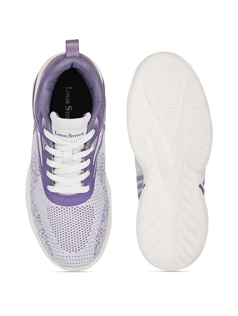 women purple lace-up sports shoe - 22297402 -  Standard Image - 5