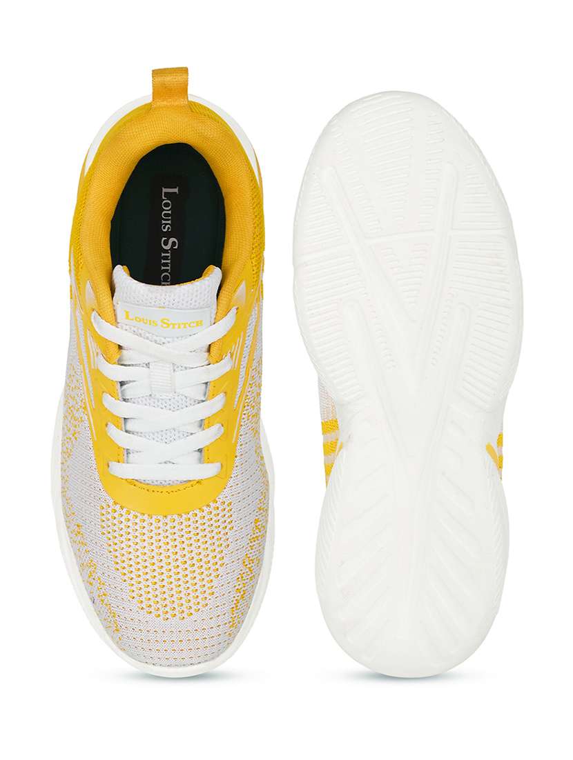 women yellow lace-up sports shoe - 22297403 -  Standard Image - 5