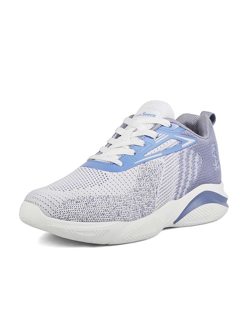 women blue lace-up sports shoe - 22297405 -  Standard Image - 3