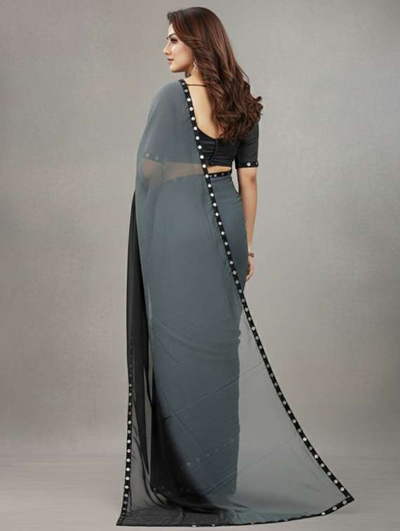 women ombre printed saree with blouse - 22297445 -  Standard Image - 3