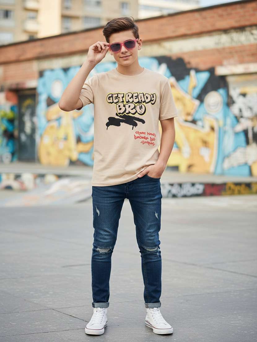 boys printed short sleeve t-shirt