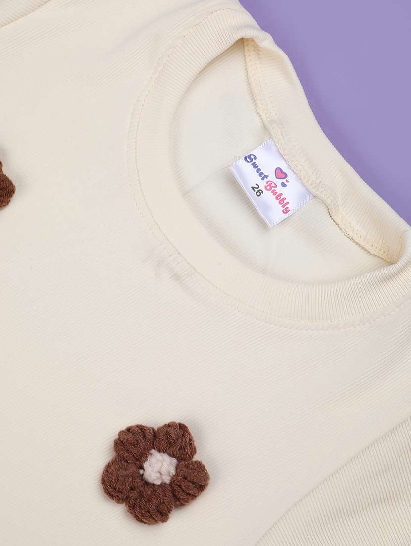 girls solid top and skirt set - 22298038 -  Standard Image - 3