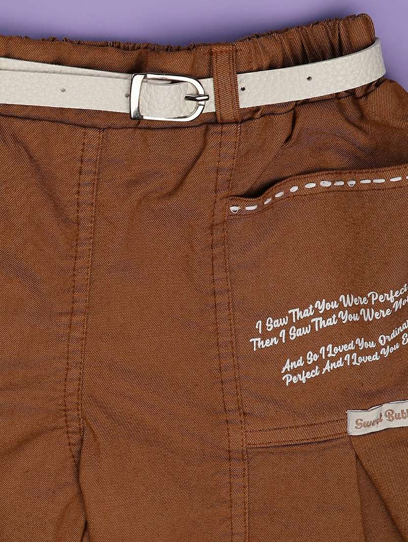 girls solid top and skirt set - 22298038 -  Standard Image - 5