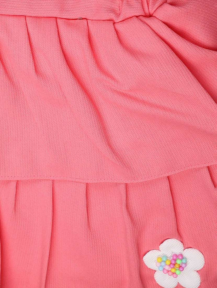 girls self designed top and skirt set - 22298042 -  Standard Image - 5