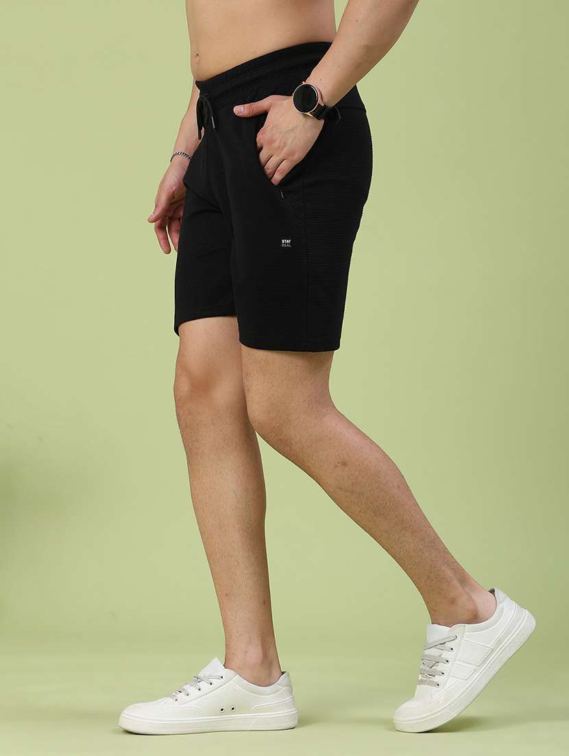 men self design mid rise regular fit sports shorts - 22298057 -  Standard Image - 3