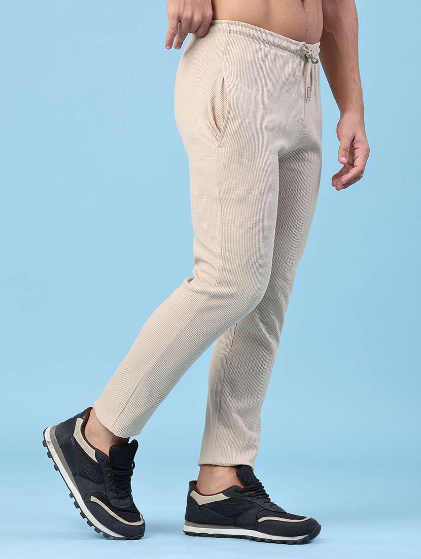 men self design mid rise full length track pant - 22298091 -  Standard Image - 3