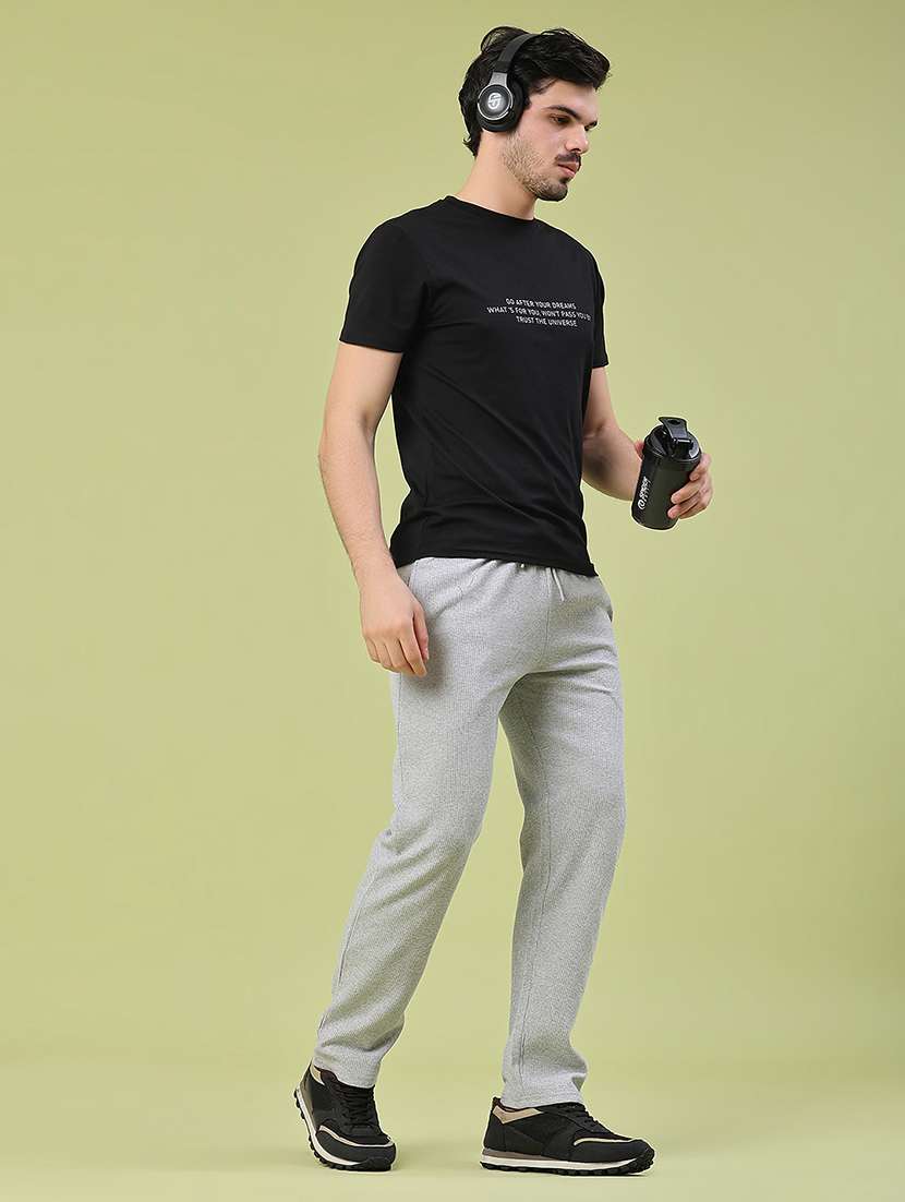 men solid mid rise regular fit track pant - 22298093 -  Standard Image - 5