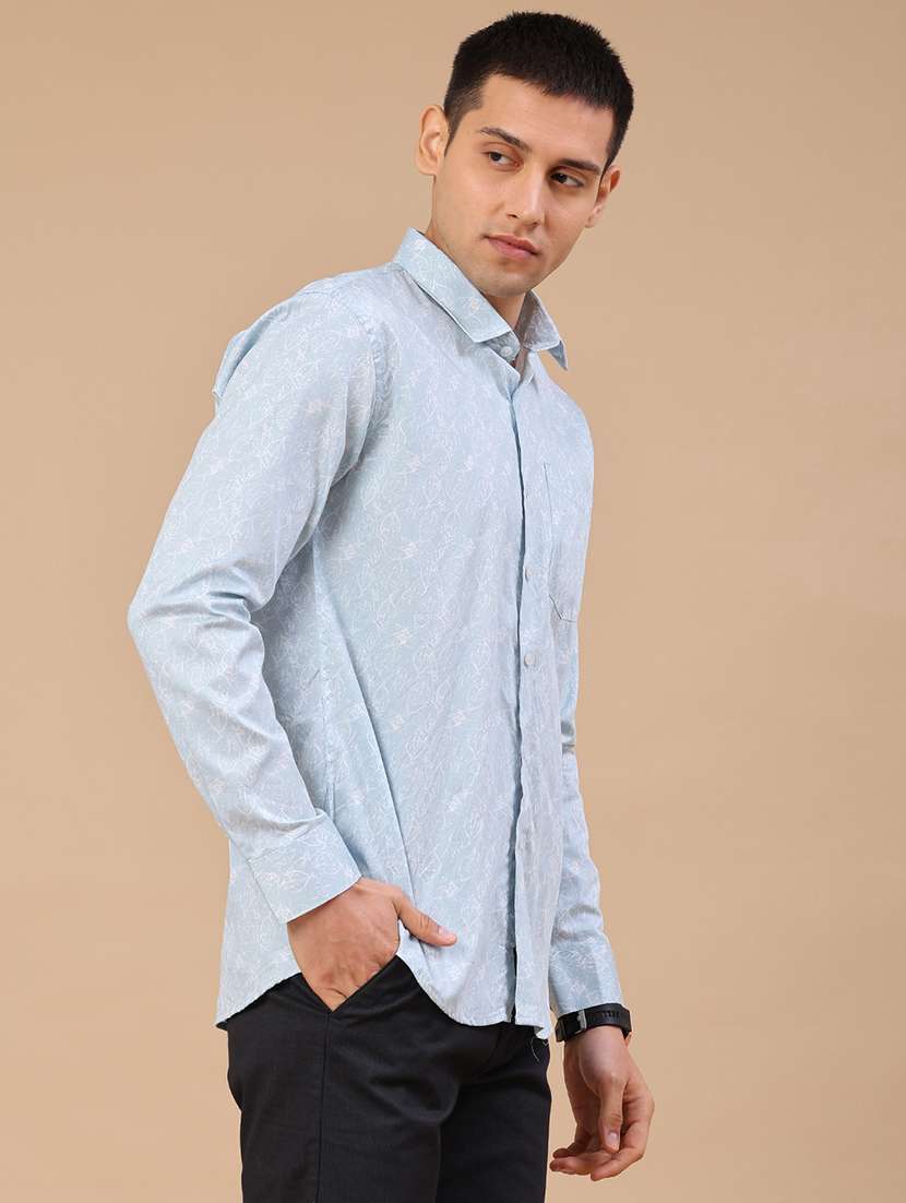 Men Printed Long Sleeves Casual Shirt - 22298097 -  Standard Image - 3