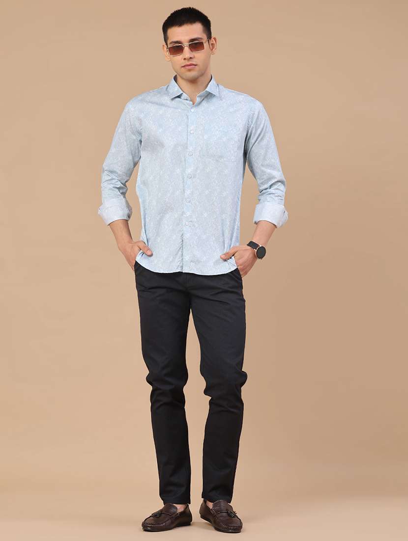 Men Printed Long Sleeves Casual Shirt - 22298097 -  Standard Image - 5