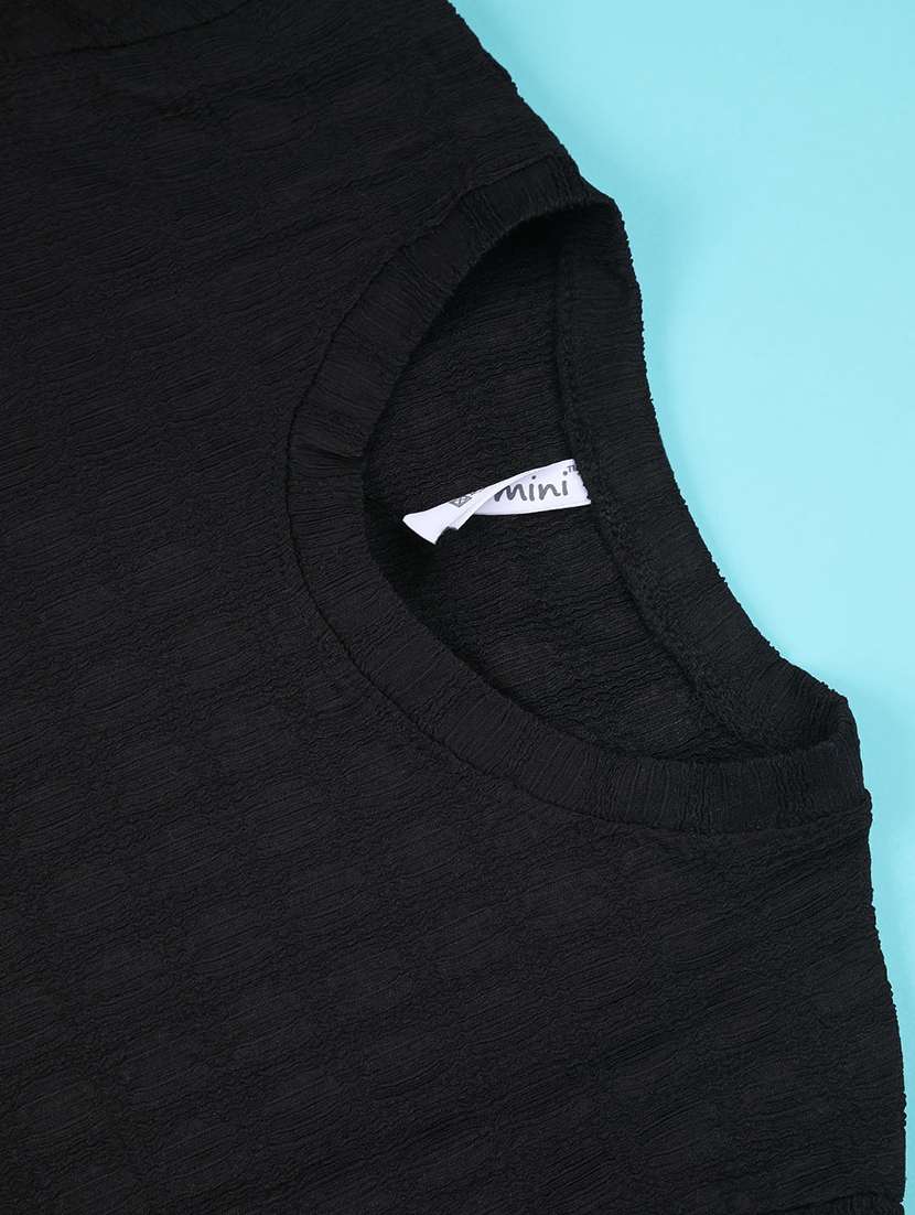 black cotton blend tshirt - 22298268 -  Standard Image - 3
