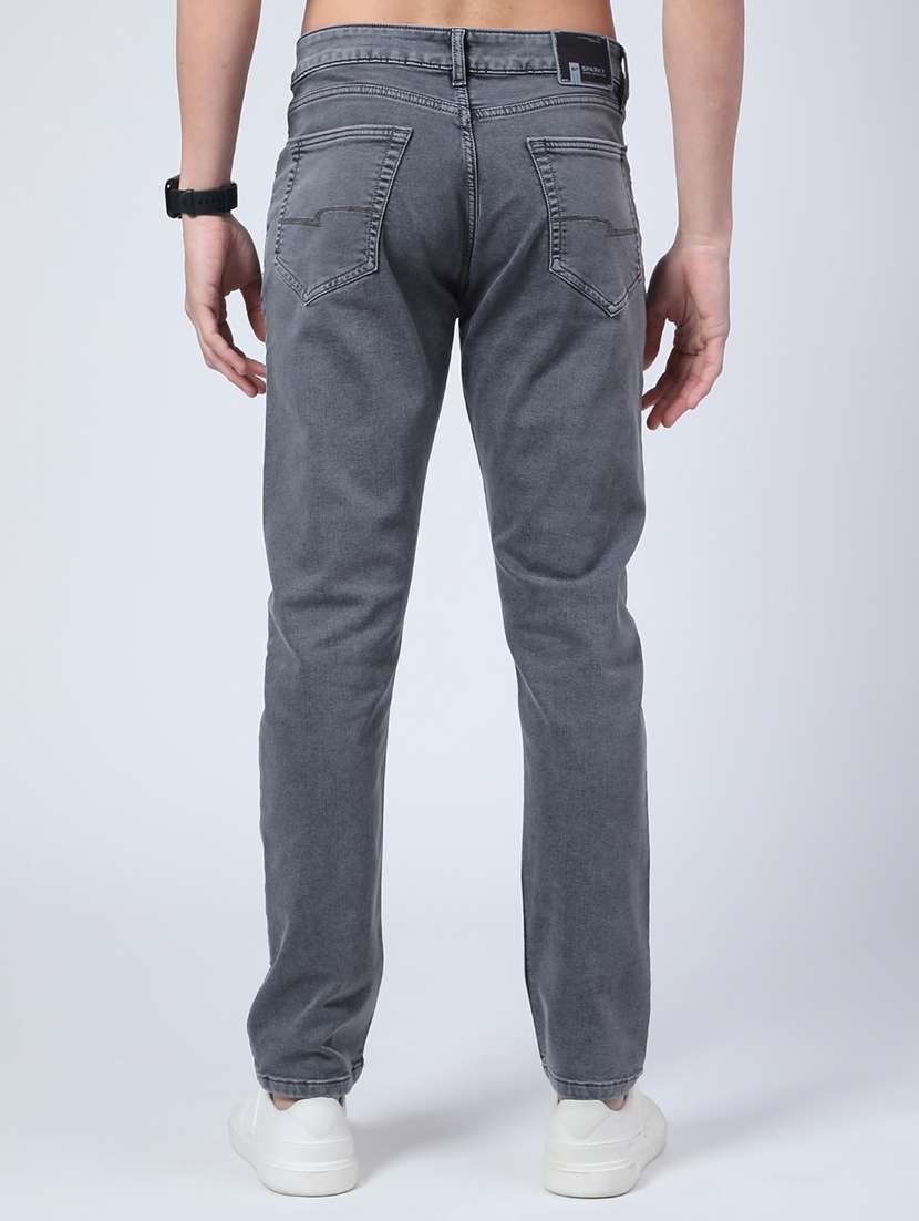 men solid mid rise slim fit jean - 22298302 -  Standard Image - 3