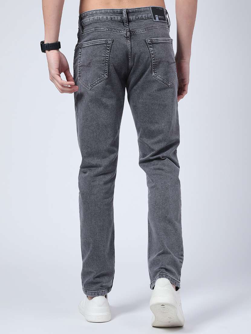 men solid mid rise slim fit jean - 22298303 -  Standard Image - 3