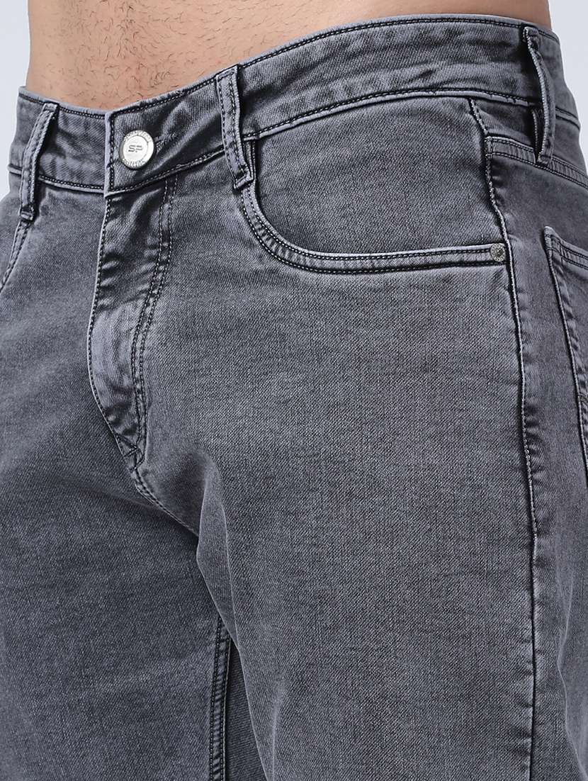 men solid mid rise slim fit jean - 22298303 -  Standard Image - 5