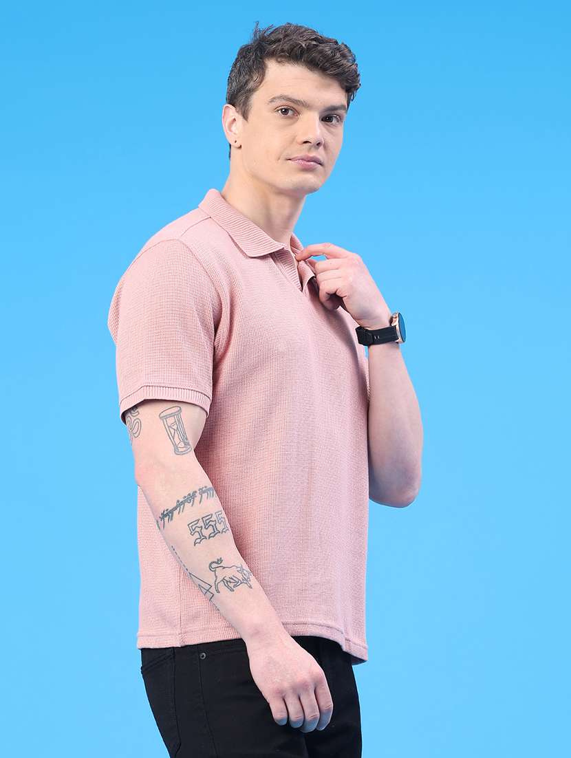 men self design short sleeve regular fit polo t-shirt - 22298317 -  Standard Image - 3