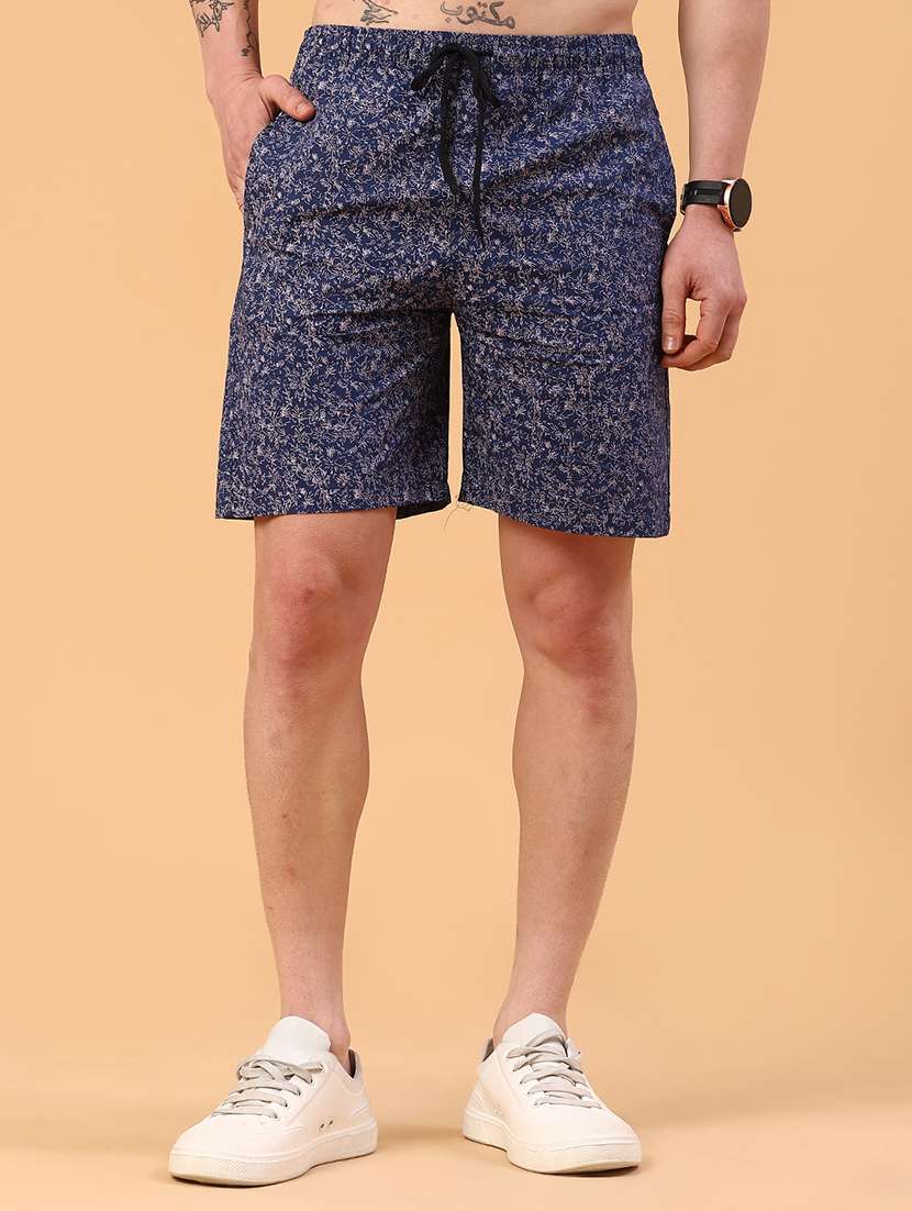 blue cotton  short