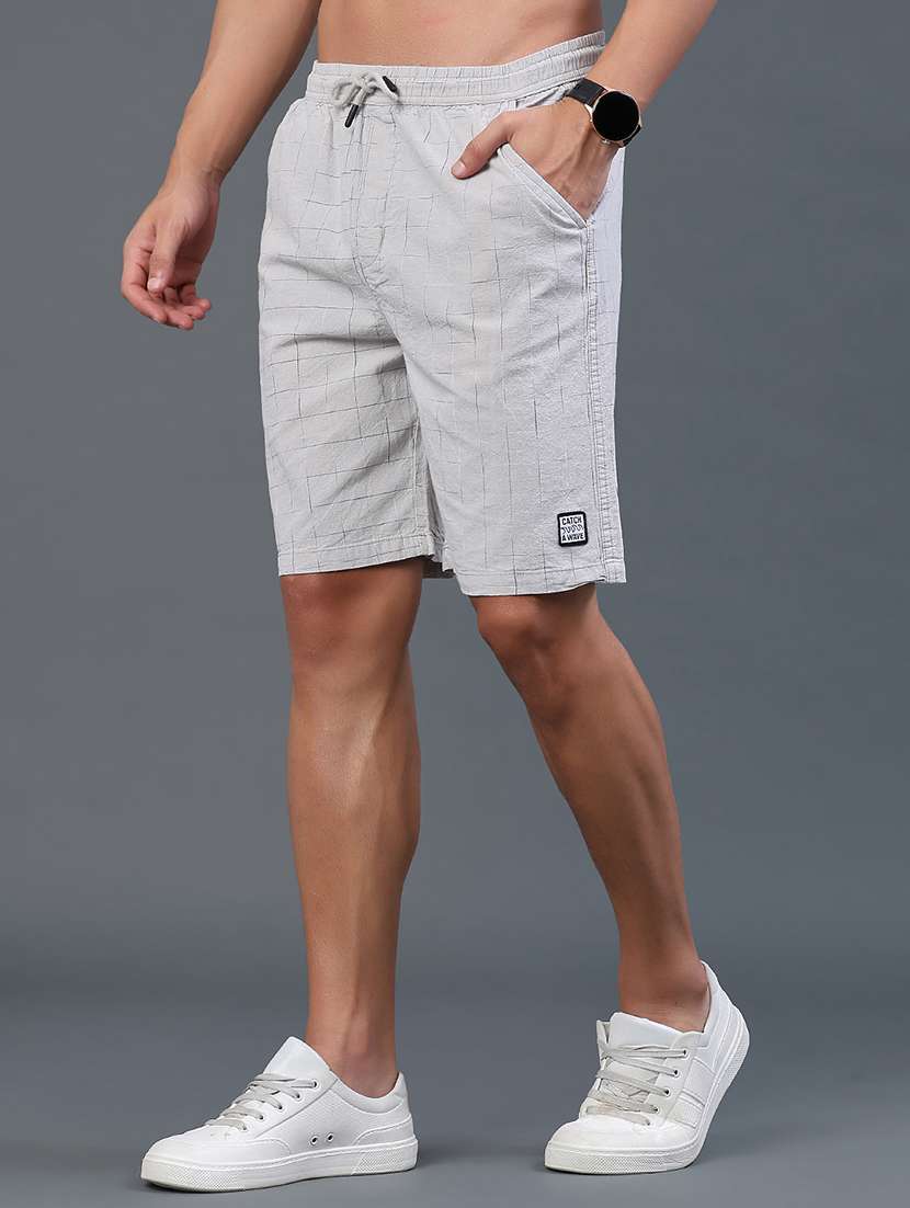 men printed mid rise regular fit shorts - 22298356 -  Standard Image - 3