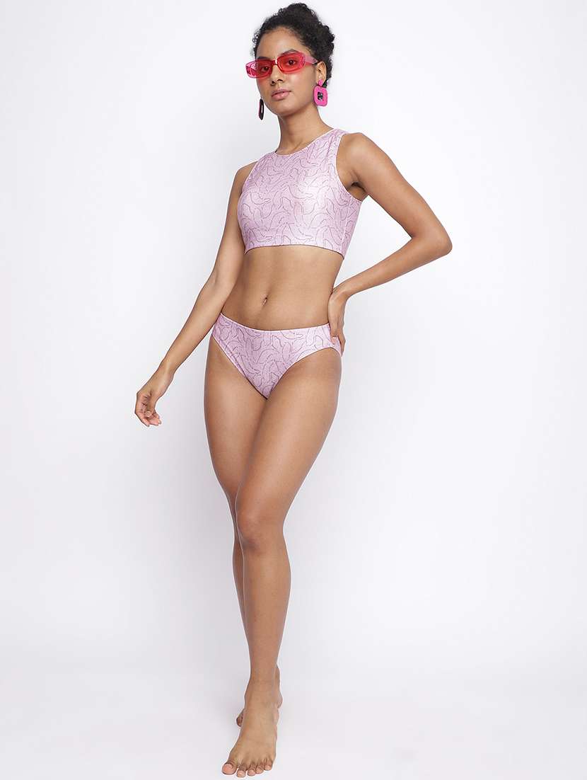 women printed 2 piece tankini set - 22298380 -  Standard Image - 3