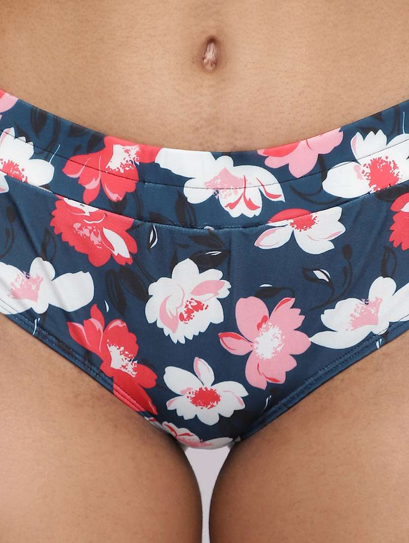 women grey floral print tankini set - 22298382 -  Standard Image - 5