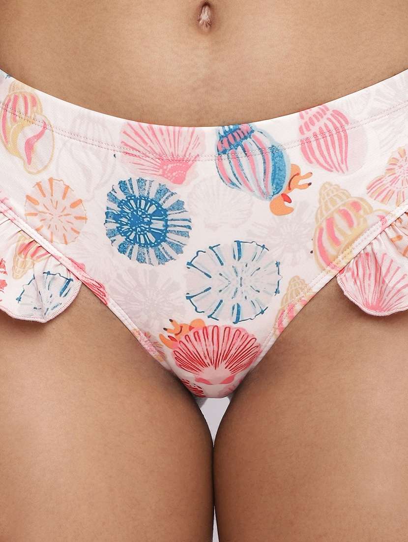 women pink printed tankini set - 22298383 -  Standard Image - 5