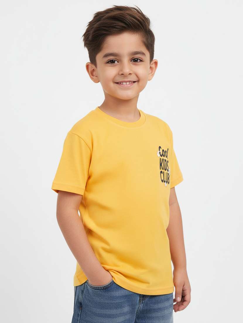 boys printed short sleeve t-shirt