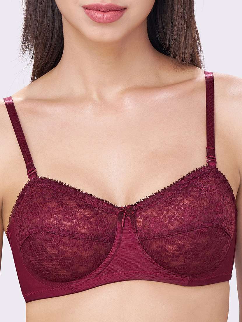 women pack of 3 solid lace t-shirt bra - 22298660 -  Standard Image - 5