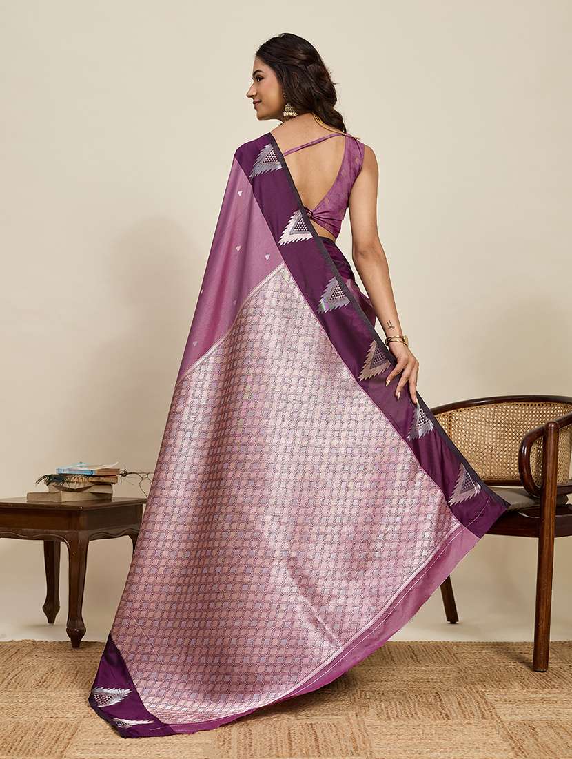 women self design banarasi saree with blouse - 22298670 -  Standard Image - 3