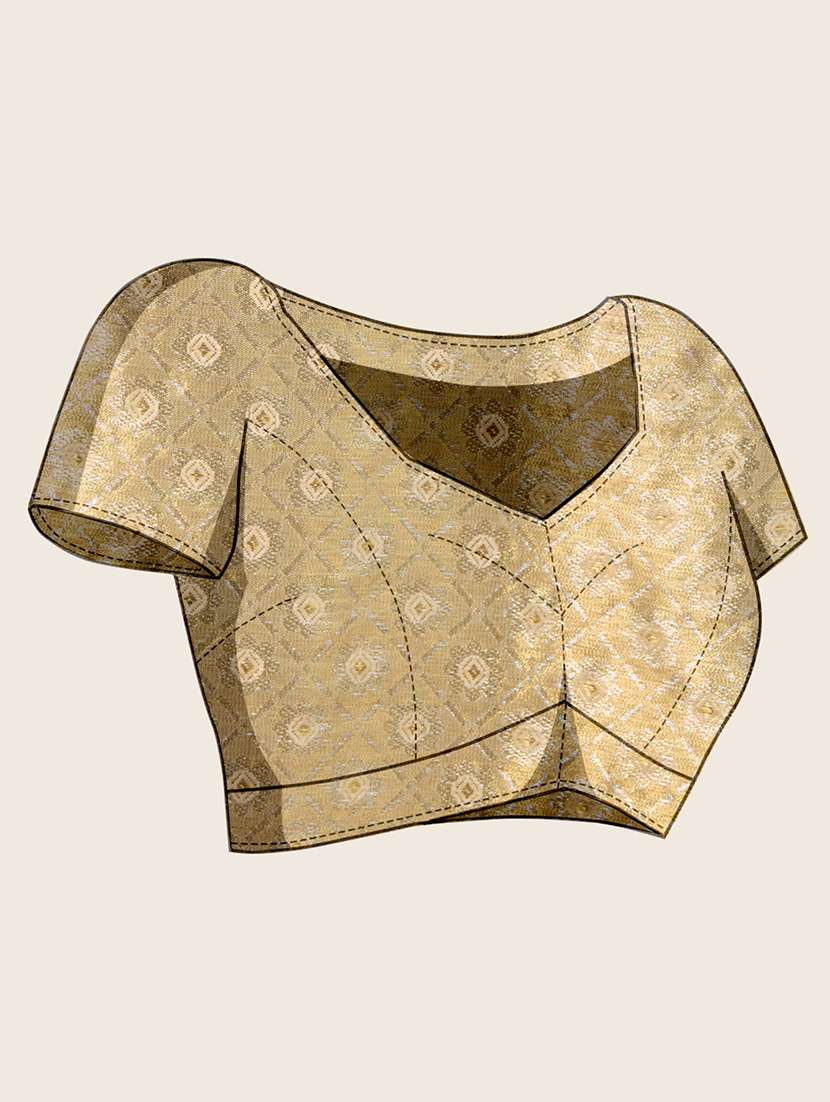 women self design kanjivaram saree with blouse - 22298689 -  Standard Image - 5