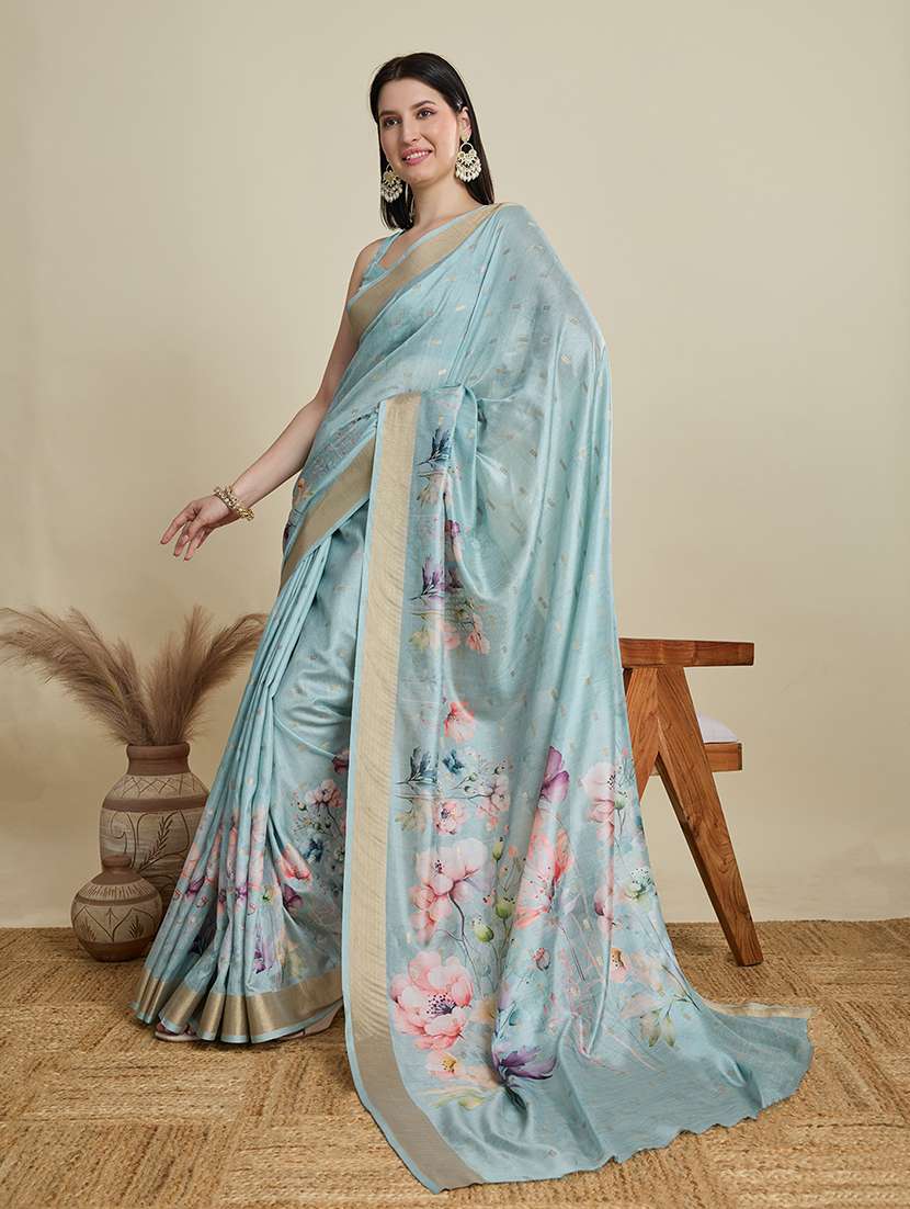 women self design southern silk saree with blouse - 22298699 -  Standard Image - 3