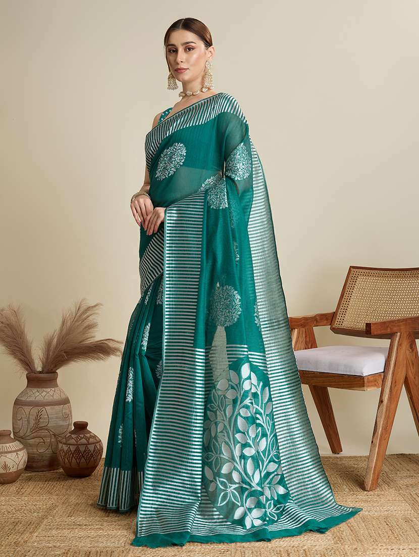 women self design bordered saree with blouse - 22298721 -  Standard Image - 3