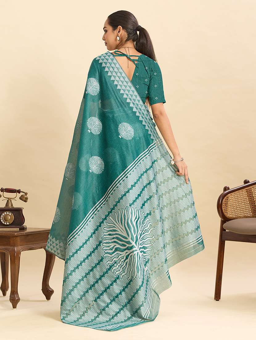 women self design bordered saree with blouse - 22298727 -  Standard Image - 3