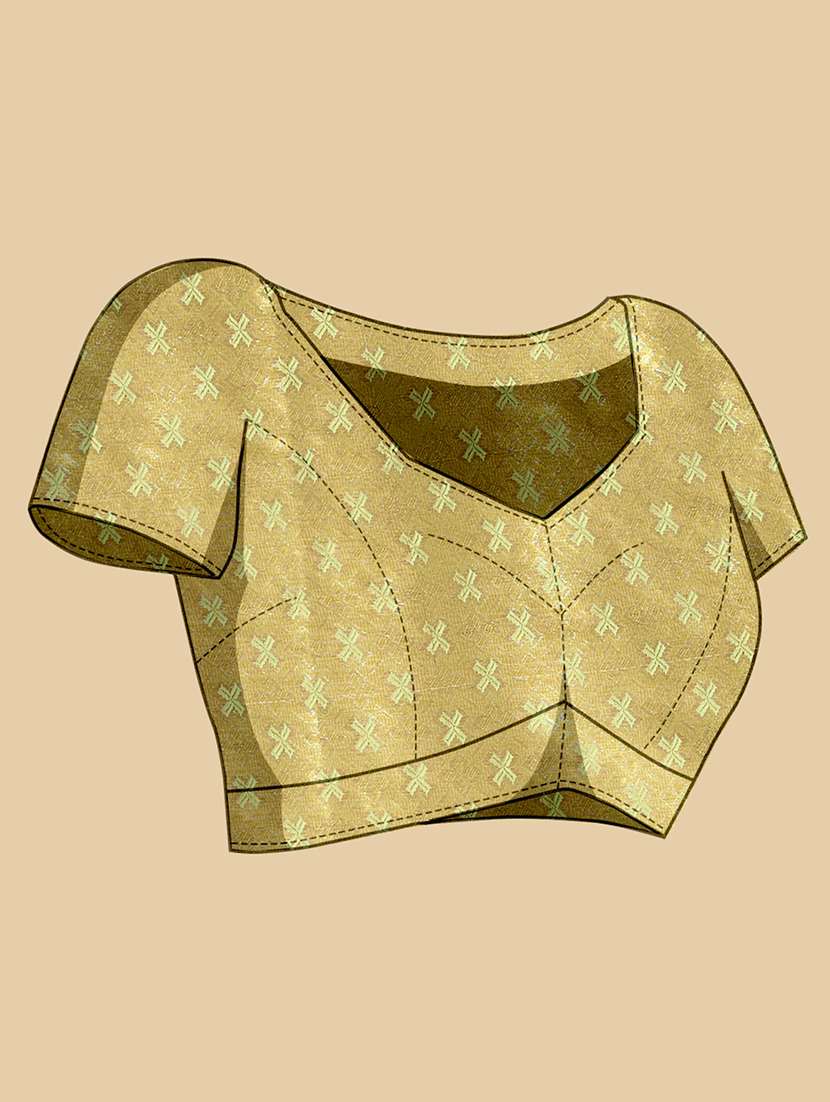 women self design kanjivaram saree with blouse - 22298761 -  Standard Image - 5