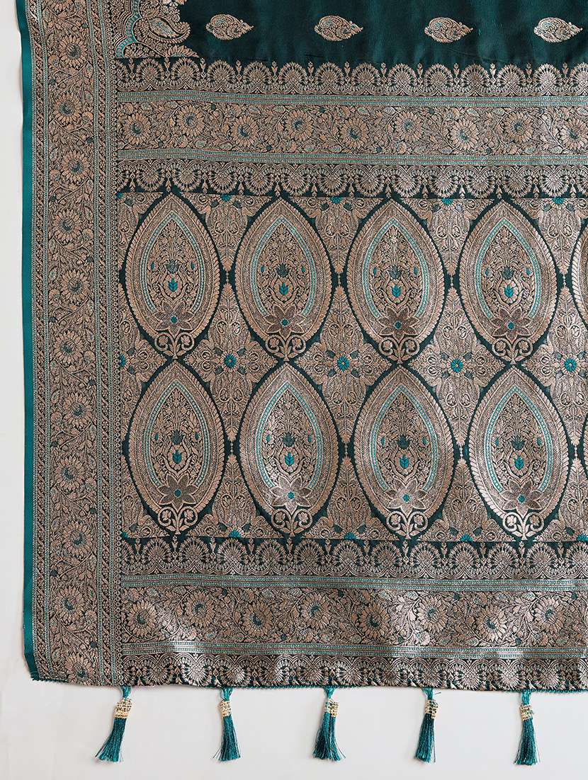 women self design banarasi saree with blouse - 22298979 -  Standard Image - 5