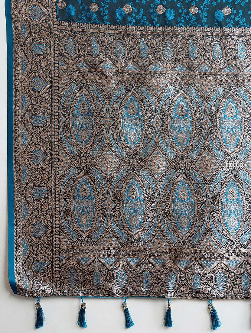 women self design banarasi saree with blouse - 22298983 -  Standard Image - 5