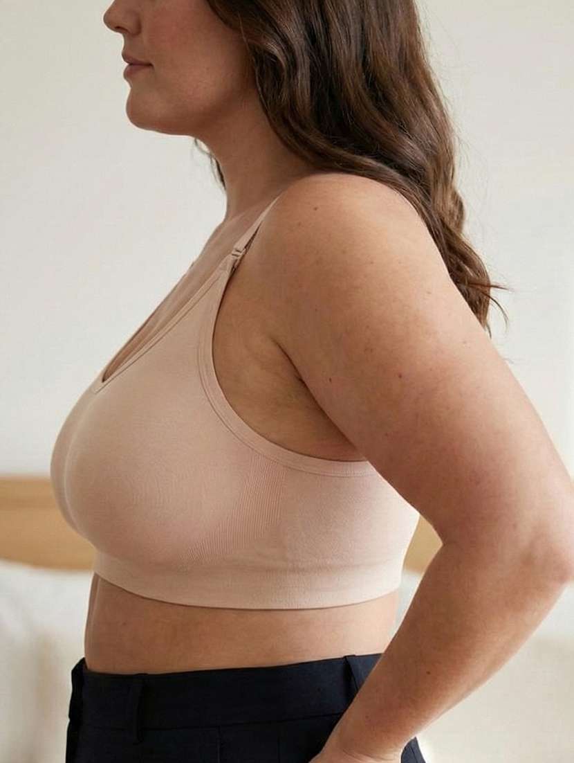 women plus size solid non padded bra - 22299008 -  Standard Image - 3