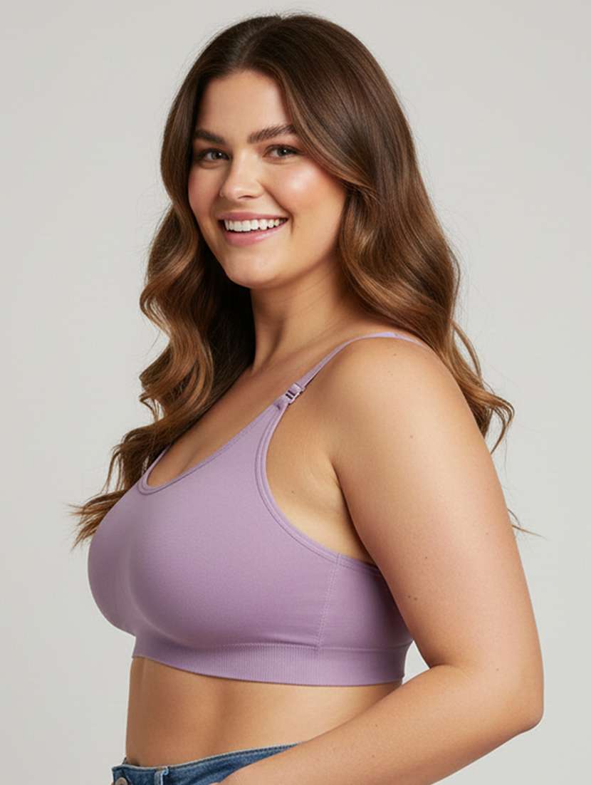 women plus size solid non padded bra - 22299013 -  Standard Image - 3