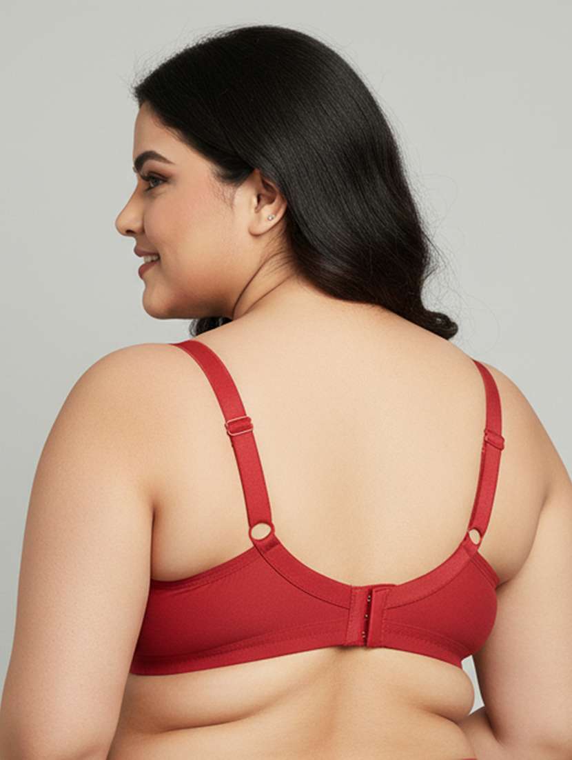 women plus size solid non padded bra - 22299018 -  Standard Image - 3
