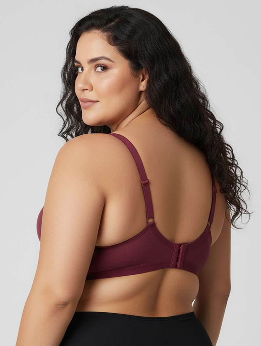 women plus size solid non padded bra - 22299038 -  Standard Image - 5