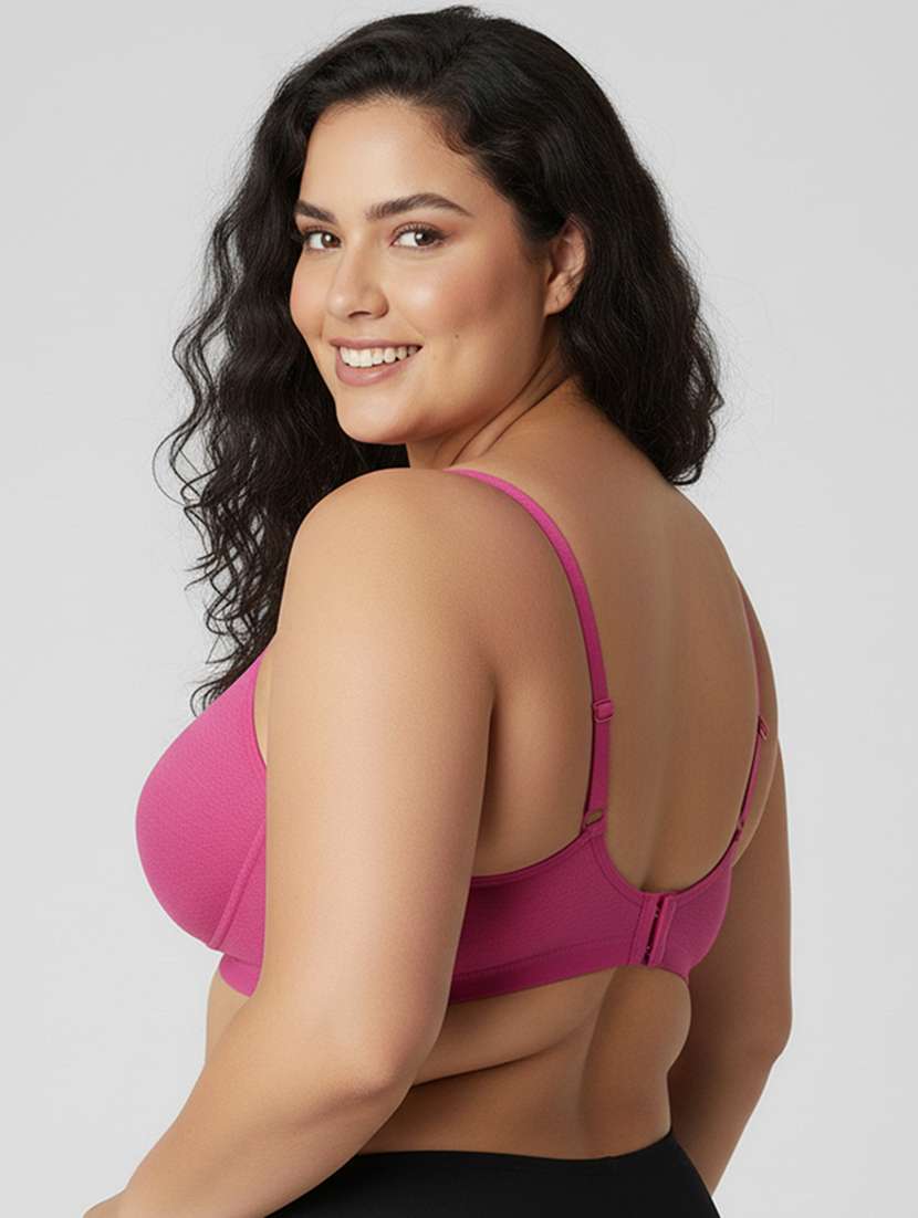 women plus size solid non padded bra - 22299039 -  Standard Image - 5